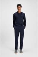 Boss Zapatillas Kieran Tenn para Hombre de Gamuza con Suela de Goma, Talla, Gris Claro, 41 EU - 2