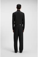 HUGO Camicia da uomo Kenno slim fit in jersey elasticizzato, Nero , 39 - 5