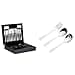 Viners Eden Cutlery Set | Elegant Mirror Polished Flatware in Wooden Canteen Gift Box & 0304.077 Select Table Set | Elegant Mirror Polished Large Serving Utensils Gift Box with 25 Year Guarantee - 1