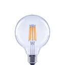 greenandco 4 lampadine a filamento LED | trasparenti | dimmerabile | E27 G95 | 7,2 W 1521 lm | sostituisce 100 W | 3000 K bianco caldo | 320° | 230 V | senza sfarfallio | Classe energetica A - 2