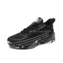 Scarpe da Basket Oversize Uomo con Ammortizzazione Traspirante Sportive Allenamento for la Corsa Casual all'aperto Scarpe da Passeggiata(Black,44 EU) - 4