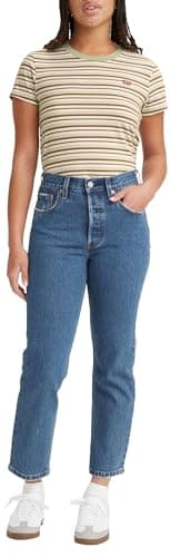 Levi's 501 Crop Vaqueros, Jazz Pop, 23W / 26L Mujer