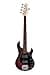 Sterling by Music Man StingRay Ray5 HH Ruby Red Burst Satin 5-snarige elektrische basgitaar (GSU RAY5HH-RRBS-R1) - 1