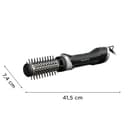 Rowenta Brush Activ' Renewal Rotierende Warmluftbürste, Rechts-/Linkslauf, Keramikbeschichtung, Ionenfunktion, Naturborsten, 2 Temperatur-/Gebläsestufen, Kaltstufe, 1000 Watt, Schwarz, UB9530F0 - 8