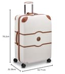DELSEY Paris Chatelet Air 2.0 Hardside Luggage with Spinner Wheels, Angora, 2 Piece Set 19/24, Chatelet Air 2.0 Hardside Luggage with Spinner Wheels - 11