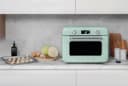 SMEG COF01 Forno combinato da banco - Multifunzione Grill, Frittura ad aria, Vapore, Cuocere, Convezione, Sbrinamento e Caldo, 10 Funzioni di Cottura - Made In Italy (Verde Pastello) - 9