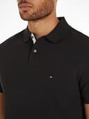 Tommy Hilfiger Men's Regular Fit Short Sleeve Polo Shirt, Black (Black), S - 3