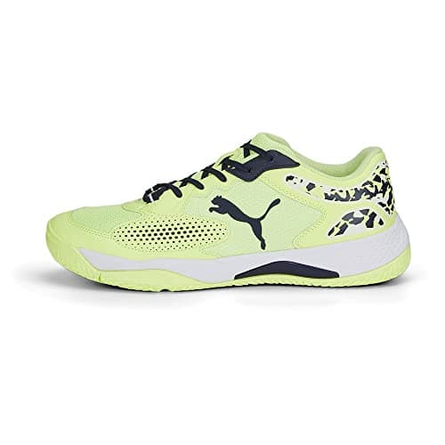 Puma SOLARCOURT RCT - Scarpe da Football, Fast Yellow-Puma Navy-Puma White,