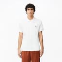 Lacoste Herren Polo-Shirt Kurzarm DH2050, Männer Polo-Hemd,2 Knopf,Regular Fit,Weiß,6 - 5