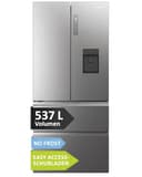 Haier French Door Kühl-Gefrierkombination I 83 cm Breite, 537 L I French Door Kühlschrank mit Wasserspender, Wi-Fi & No Frost I Doppeltür Kühlschrank mit Gefrierfach I FD 83 SERIE 7 HFW7819EWMP - 1