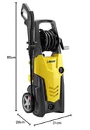 LAVOR Idropulitrice ad Acqua Fredda PLANET 170 EXTRA Pressione 170 bar max, Portata 510 l/h max con Lavapatio, Spazzola Fissa e Rotante e Sonda Spurgatubi - 6