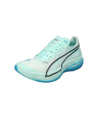 Puma Men's Deviate Nitro Elite 3 Running Shoes Competition Shoes Mint Melt-Speed Blue - Mint 45
