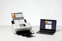 Brother ADS-4550W, Flexibler Dokumentenscanner mit USB, LAN und WLAN, Duplex Scan, Touchscreen, Weiß - 4