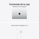 Apple MacBook Pro de 14,2 Pulgadas portátil con Chip M5 Pro: Pantalla Liquid Retina, CPU de 15 núcleos y GPU de 16 núcleos, 24 GB Memoria unificada, 1 TB de SSD, Teclado español; Plata - 6