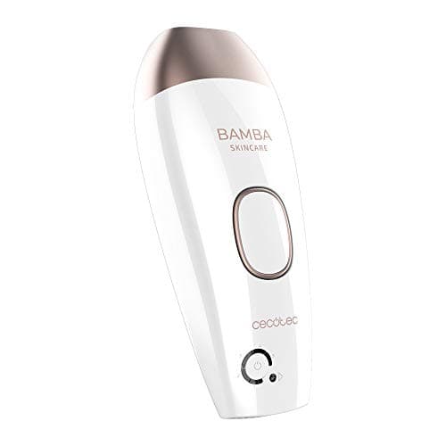 Cecotec Depiladora IPL Bamba SkinCare IPL Quartz. Luz pulsada 120.000 disparos, Lámpara de Cuarzo, Sensor para detección de piel, Diseño compacto