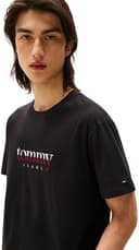 Tommy Jeans Uomo T-Shirt Maniche Corte Tee Regular Fit, Nero (Black), L - 3