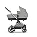 CYBEX Gold EOS Lux 2-in-1 Pushchair Travel System from Birth to 22 kg (approx. 4 Years), Stone Grey - 4