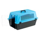 Ferplast Trasportino Rigido per Cani Piccola Taglia e Gatti Atlas 20 El, Box per Trasporto di Animali, Plastica Robusta, Porta in Acciaio Plasticato, Griglie per L'Aerazione, 37 X 58 X 32 cm Azzurro - 4