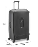 DELSEY Paris - MONCEY MR - Reisekoffer - 76cm x 52cm x 30cm - XL - Schwarz - 9