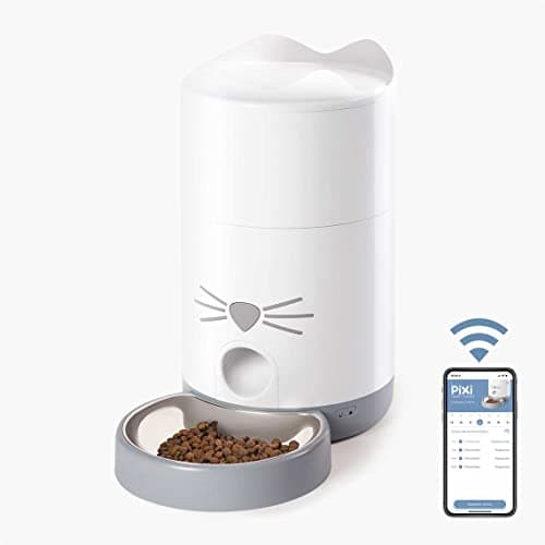 Catit PIXI Comedero Inteligente para Gatos - Capacidad del depósito de 1.2 Kg