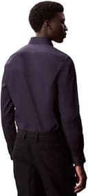 Calvin Klein Camisas de Vestir Delgadas ESNTL Poplin Nos STR SLD para Hombre, Azul (Cielo Nocturno), Talla M - 2