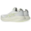 Asics Tenis de Correr Gel-Nimbus 27 para Hombre, Blanco/Amarillo Huddle, 45 EU - 3