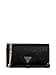 GUESS Women's Noelle II Crossbody Flap Organiser Handbag, black, Unit size - 1