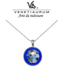 Venetiaurum - Collana per Donna Con Pendente Murrina In Vetro Originale Di Murano E Argento 925 - Gioiello Made In Italy Certificato - 2