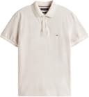 Tommy Hilfiger Herren Poloshirt Kurzarm Contrast Collar Block Regular Fit, Beige (Heathered Oatmilk), L - 4