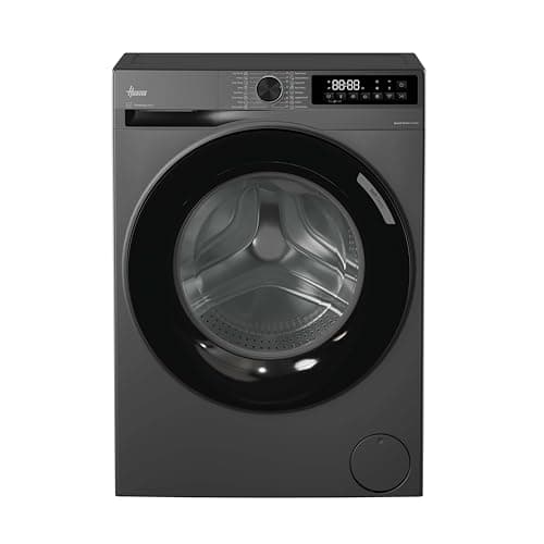 HOOVER Pro Wash Series 3 Washing Machine, 11kg, 1400 rpm, A-20 percent Energy Class, 16 Programmes, XL Soft Drum, WIFI Connected, Graphite-Black Door, 62x60x85 cm -HBR 411BL9G-80