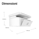 HP LaserJet M140w 7MD72F, Stampante Multifunzione Laser A4, Monocromatica, Stampa Fronte e Retro Manuale in Bianco e Nero, 20 ppm, Wi-Fi, Smart, Bianca - 9