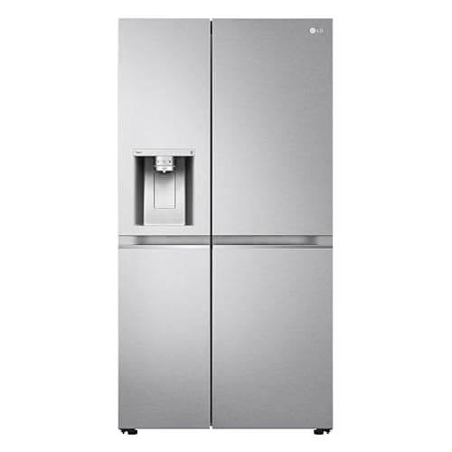 LG GSLV91MBAC Frigorifero Americano Side-by-Side, Classe C, Firgorifero No Frost, 635L, Wi-Fi, Tecnologia Door&Linear Cooling, Fresh Balancer, Dispenser Senza Allaccio, Igienizzazione UVnano, Acciaio