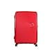 American Tourister Soundbox - Hard Shell Suitcase 67 cm Medium - Trolley Case with 4 wheels, TSA lock, Expandable & Light - 71.5/81 L - Coral Red - 1