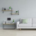 Relaxdays Lampada da Tavolo, Abat-Jour dal Design in Cristallo, H x D: 54 x 29,5 cm, Attacco E27, con Paralume, Nero - 5