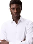 Calvin Klein Camisas de Vestir Delgadas ESNTL Poplin Nos STR SLD para Hombre, Color Blanco (Blanco), L - 3