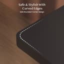 FLEXISPOT QN1 140 * 60cm Electric Height Adjustable Standing Desk Sit Stand Up Desk with Backpack Hook Memory Smart Panel, Black - 7