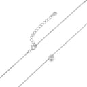 Schöner-SD 925 Silberkette mit Anhänger Zirkonia Solitär klein - 3