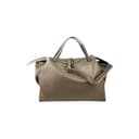 Cheval Firenze Algedi Handtasche, echtes Leder, hergestellt in Italien, Taupe dunkel - 4