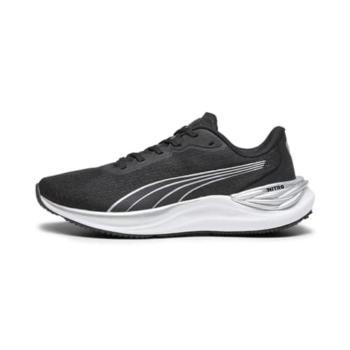 Puma Electrify Nitro 3 Wns, Zapatillas de Deporte Mujer, Puma Black Puma Silver, 39 EU
