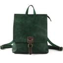 Kiepoar Damen Rucksack Leder Modischemit Mittelgroß Diebstahlschutz, Umhängetasche aus Echtem Handtasche 3-in-1 Lederrucksack für Uni Arbeit Schule Reise - 1