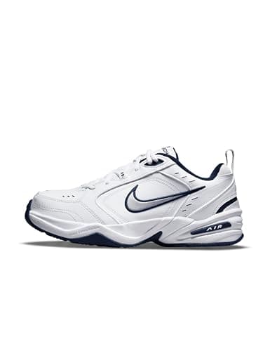 NIKE Air Monarch IV, Zapatillas de Gimnasia Hombre, Blanco White Metallic Silver Midnight Navy 102, 42 EU