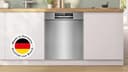 Bosch SMU6ECS12E, Serie 6, Smarter Unterbau-Geschirrspüler 60 cm, Besteckschublade, Spülmaschine Made in Germany, sehr Leise, Extra Trocknung, starke Reinigung, Rackmatic, Programmassistent, Edelstahl - 2