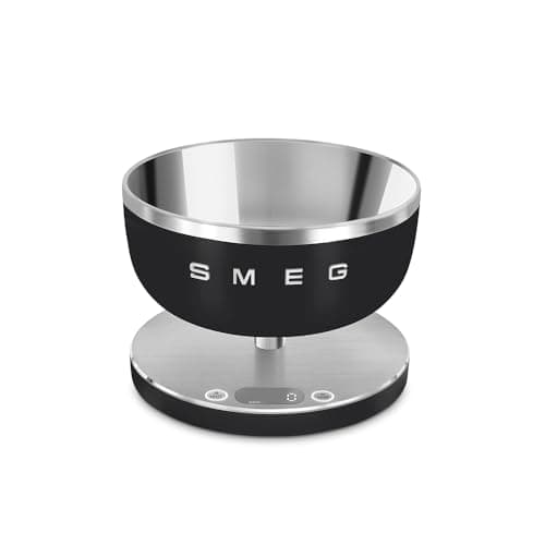 Smeg Báscula de cocina digital 'Negro mate'