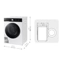 SAMSUNG WW11DB7B94GEU3 - Lavadora 11KG - SmartThings y AI Ecobubbe™, Clase A, Color blanco - 5