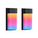 Govee Outdoor Wall Lights RGBIC, 1500LM Smart LED Wall Light with 45 Scene Modes, IP65 Waterproof for Outside Light, DIY Lighting Effects, Works with Alexa, Google Assistant and Matter, 2 Packs - 1