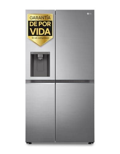 LG GSLV70PZTD - Frigorífico Americano, Nevera Americana, Inverter Linear Compressor, Door Clooning+, Puerta UltraSleek, Clasificación D, 635 L, Color Inox