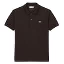 Lacoste Polo Uomo in Piquè di Cotone Maniche Corte Original Classic Fit L1212 3617076157452-3XL Marrone Scuro 3XL - 1