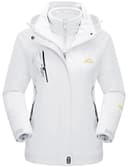 TACVASEN Women Jacket Waterproof 3 in 1 Jackets Skiing Jacket Winter Warm Fleece Jacket Ski Snow Parka Work Windbreaker - 1