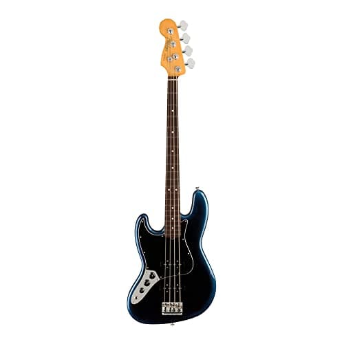 Fender American Professional II Jazz Bass Lefthand RW Dark Night - Linkshänder E-Bass