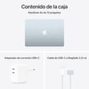 Apple 2025 MacBook Air de 15 Pulgadas con Chip M4: diseñado para Apple Intelligence, Pantalla Liquid Retina de 15,3 Pulgadas, 16 GB de Memoria unificada, 256 GB SSD, Teclado portugués; Azul Cielo - 6